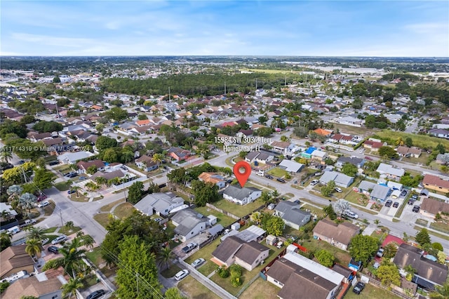 drone / aerial view