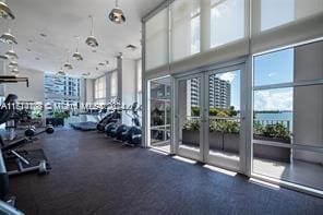 view of workout area