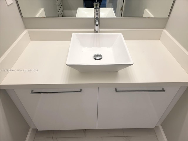 interior details with sink