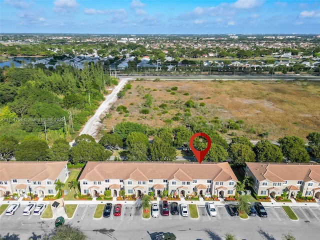 birds eye view of property featuring a residential view