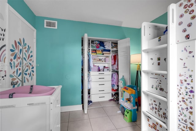 interior space featuring tile patterned floors