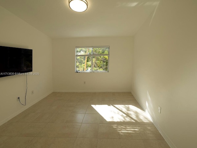 view of tiled empty room