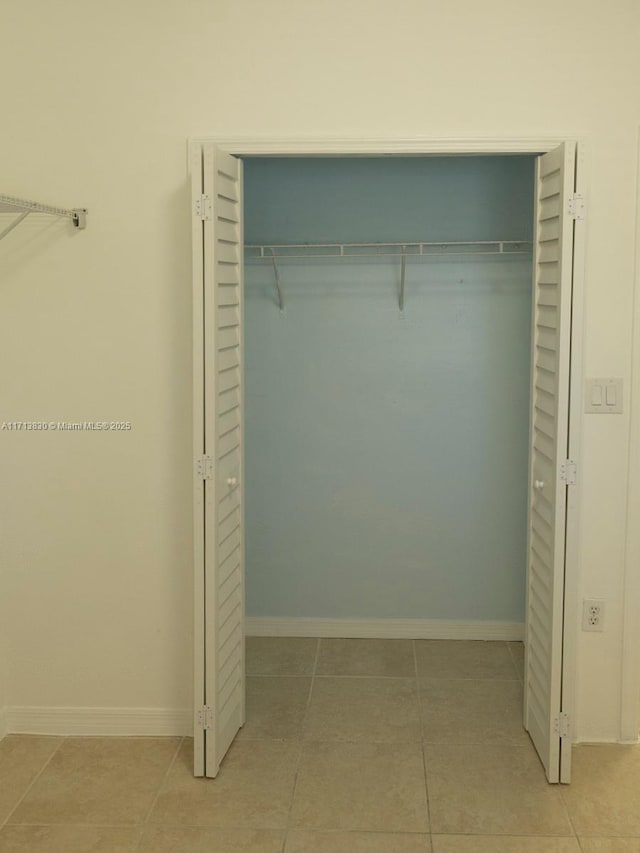 view of closet