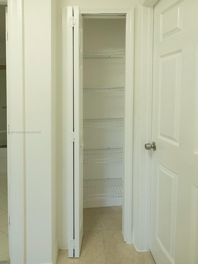 view of closet