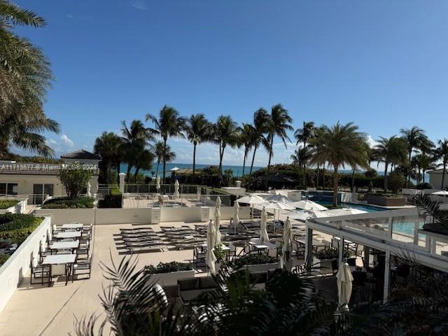 view of community with a swimming pool