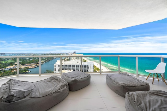 4779 Collins Ave Unit 3108, Miami Beach, FL 33140 - balcony featuring a water view