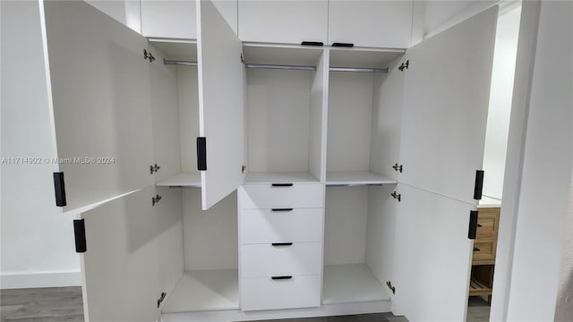 view of closet