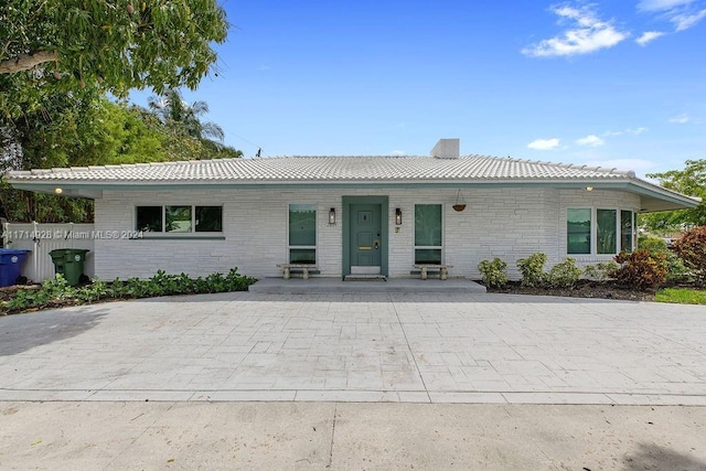 view of ranch-style house