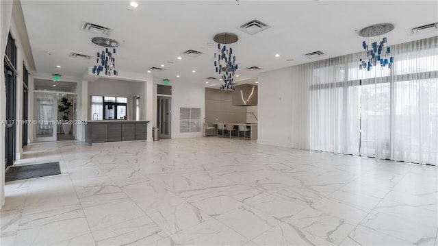 view of unfurnished living room