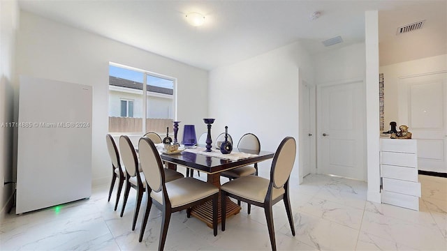 view of dining room