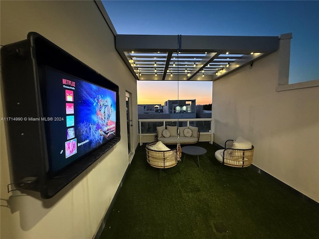 view of home theater room