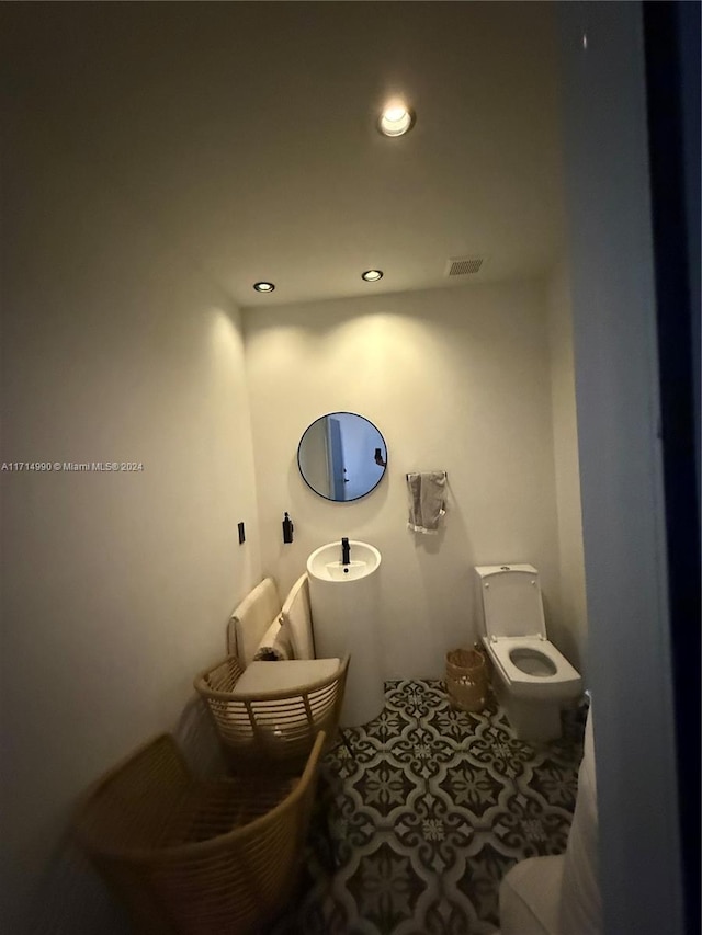 bathroom with toilet