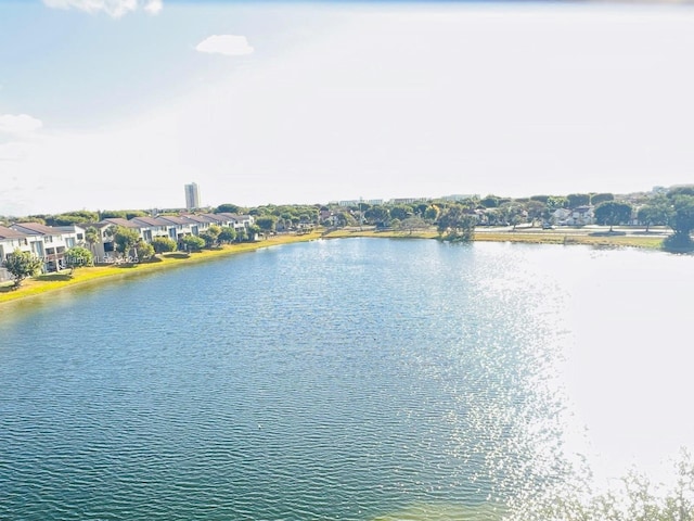 view of water feature