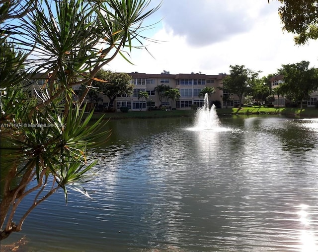 view of water feature