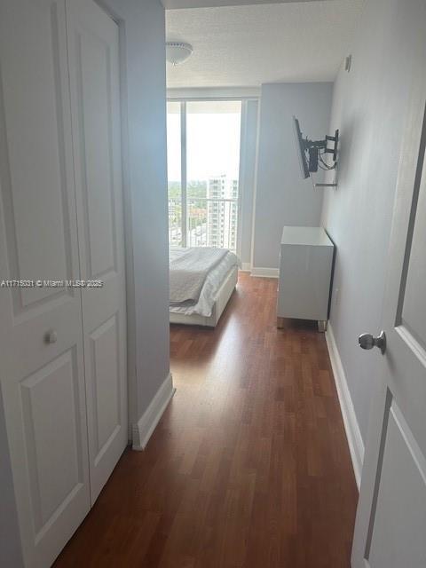 1250 S Miami Ave Unit 2013, Miami, FL 33130 - bedroom with wood finished floors and baseboards