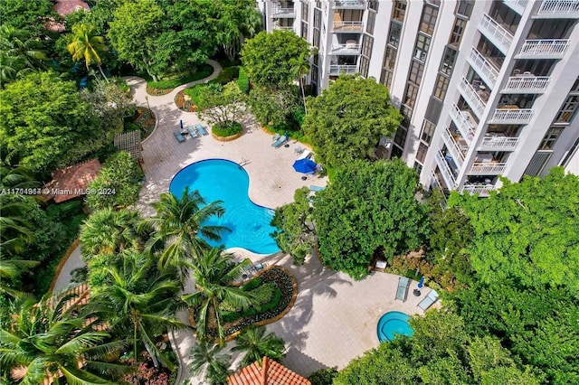 2000 Towerside Ter Unit 905, Miami, FL 33138 - aerial view of a pool and apartment complex / building
