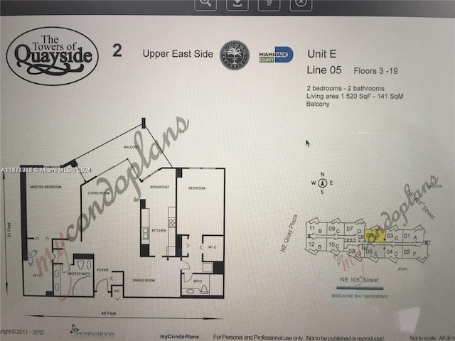 2000 Towerside Ter Unit 905, Miami, FL 33138 - view of room layout