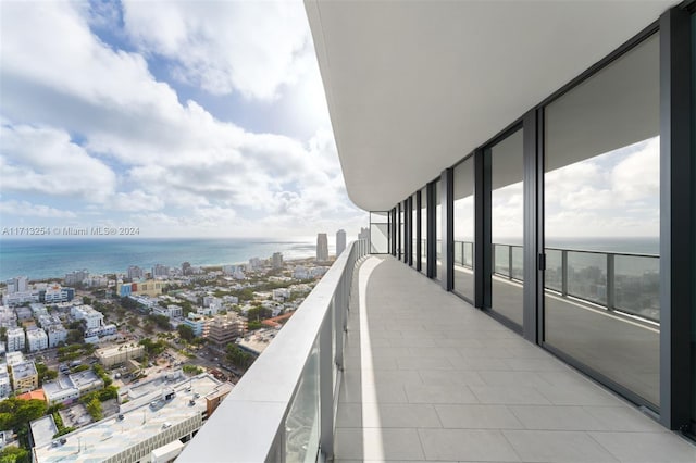 500 Alton Rd Unit 3905, Miami Beach, FL 33139 - balcony with a water view and a city view