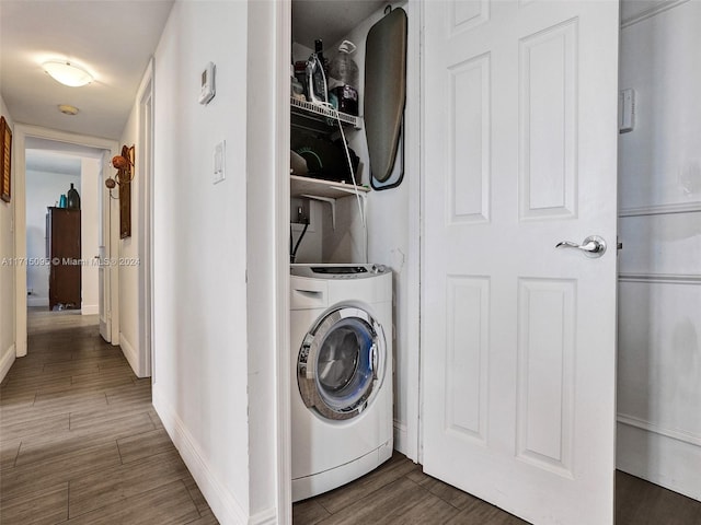 washroom featuring washer / clothes dryer