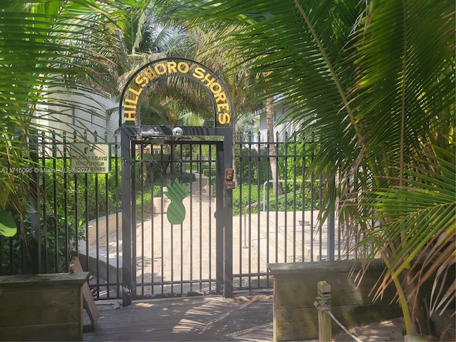 view of gate