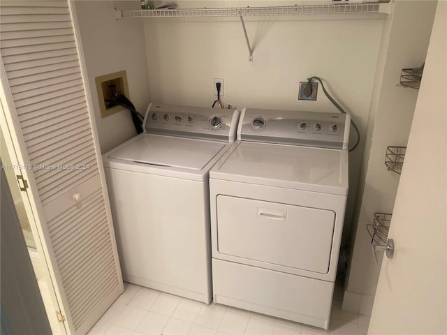 laundry area featuring separate washer and dryer