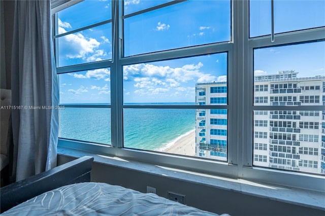 3750 Galt Ocean Dr Unit 1602, Fort Lauderdale, FL 33308 - bedroom featuring a water view