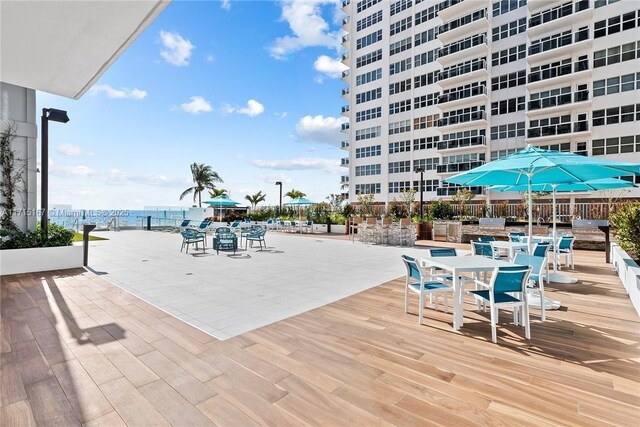3750 Galt Ocean Dr Unit 1602, Fort Lauderdale, FL 33308 - view of pool with outdoor dining area