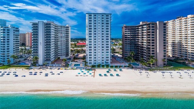 3750 Galt Ocean Dr Unit 1602, Fort Lauderdale, FL 33308 - view of building exterior featuring view of water and beach