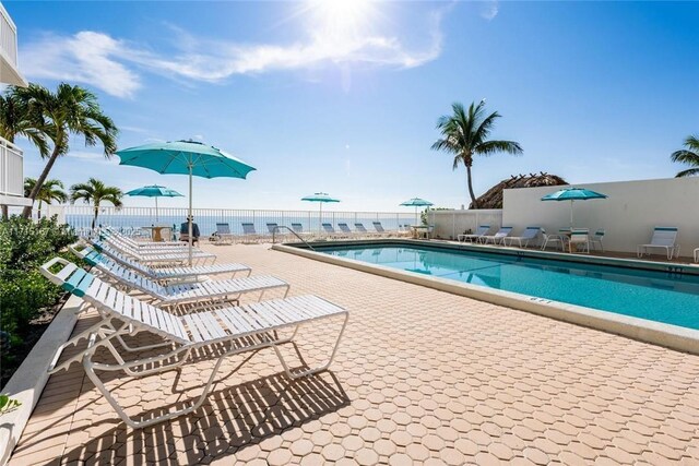 3750 Galt Ocean Dr Unit 1602, Fort Lauderdale, FL 33308 - community pool featuring a patio