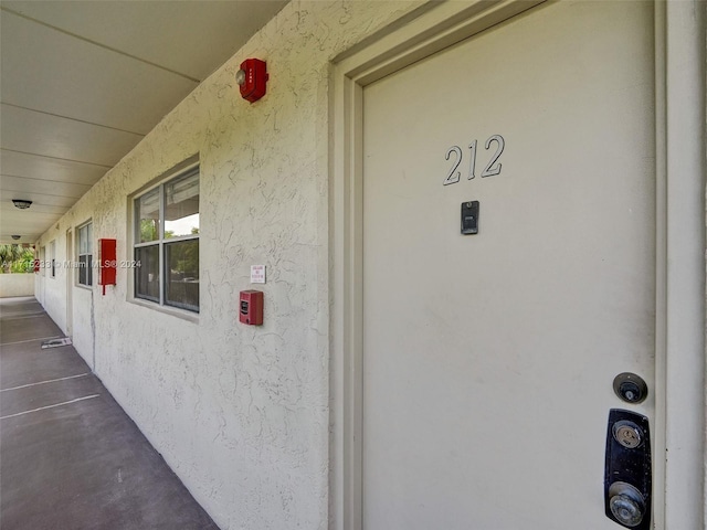 view of entrance to property