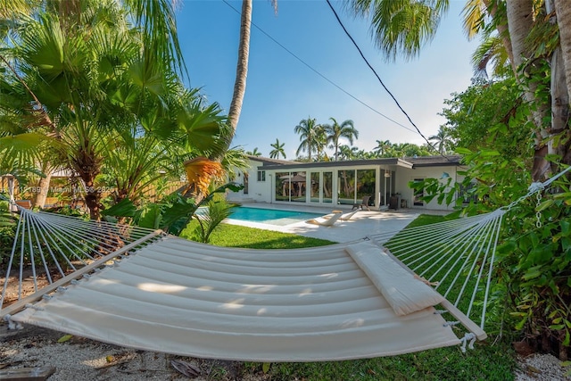 exterior space with a patio area