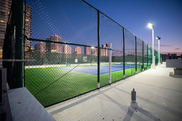 view of sport court