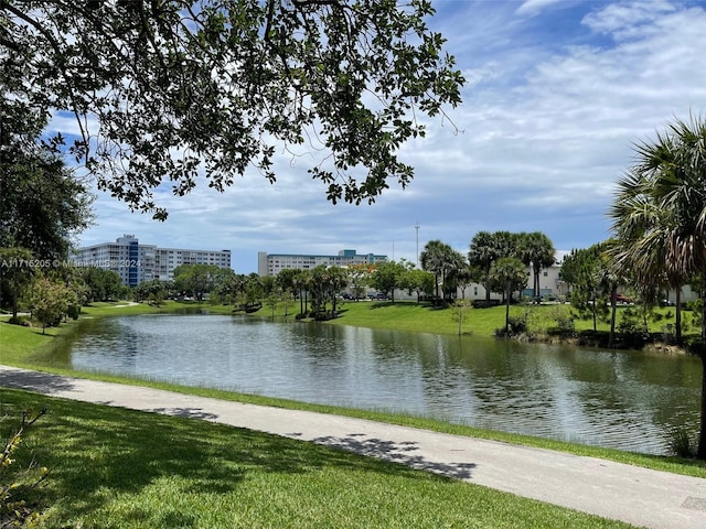 property view of water