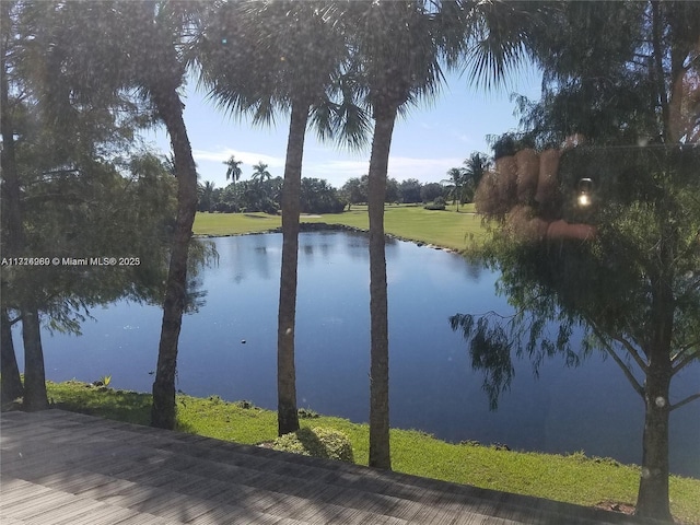 view of water feature