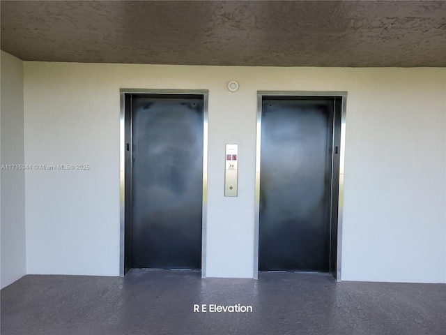 exterior space with elevator