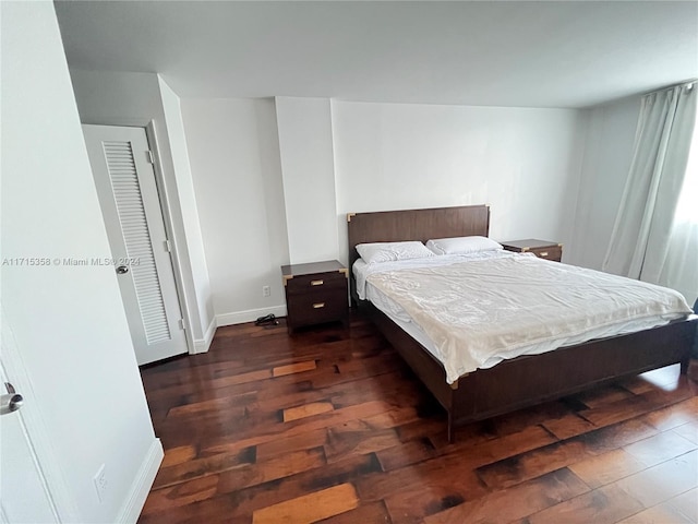 1849 S Ocean Dr Unit 409, Hallandale Beach, FL 33009 - bedroom featuring dark hardwood / wood-style flooring and billiards