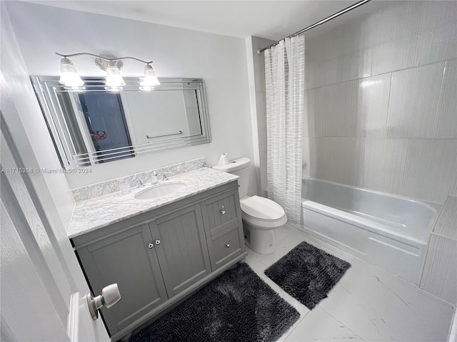1849 S Ocean Dr Unit 409, Hallandale Beach, FL 33009 - full bathroom with shower / bath combo, toilet, and vanity