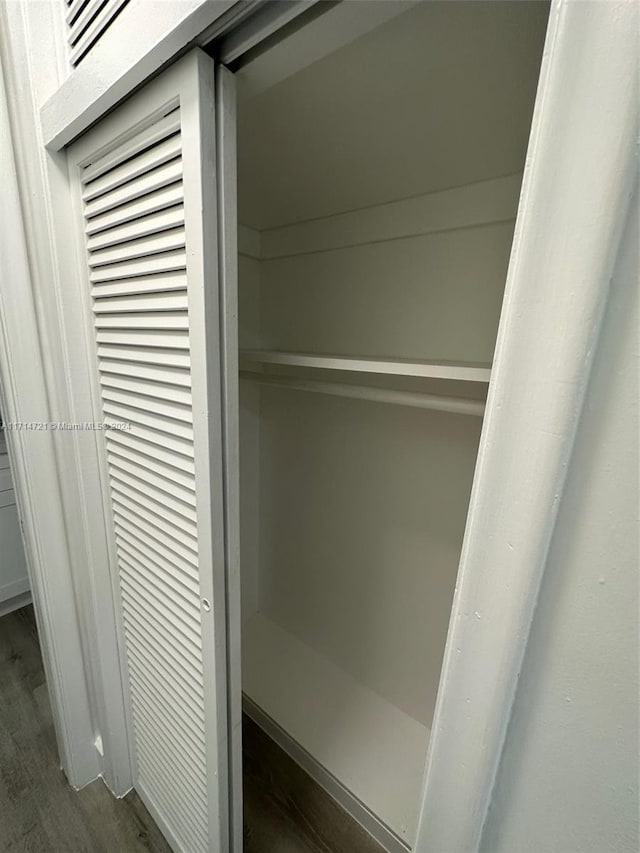 view of closet