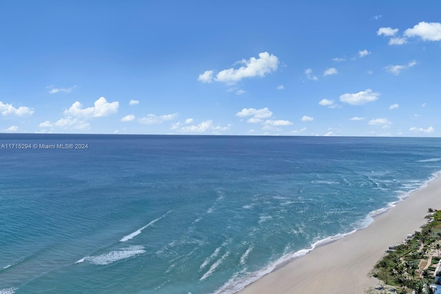 water view with a beach view