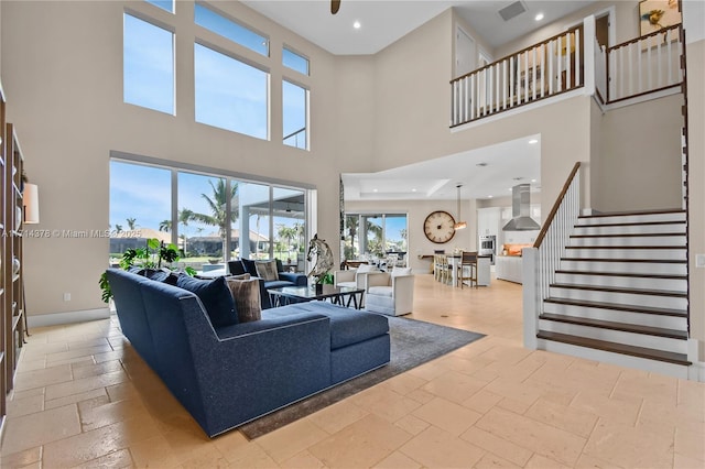 view of living room