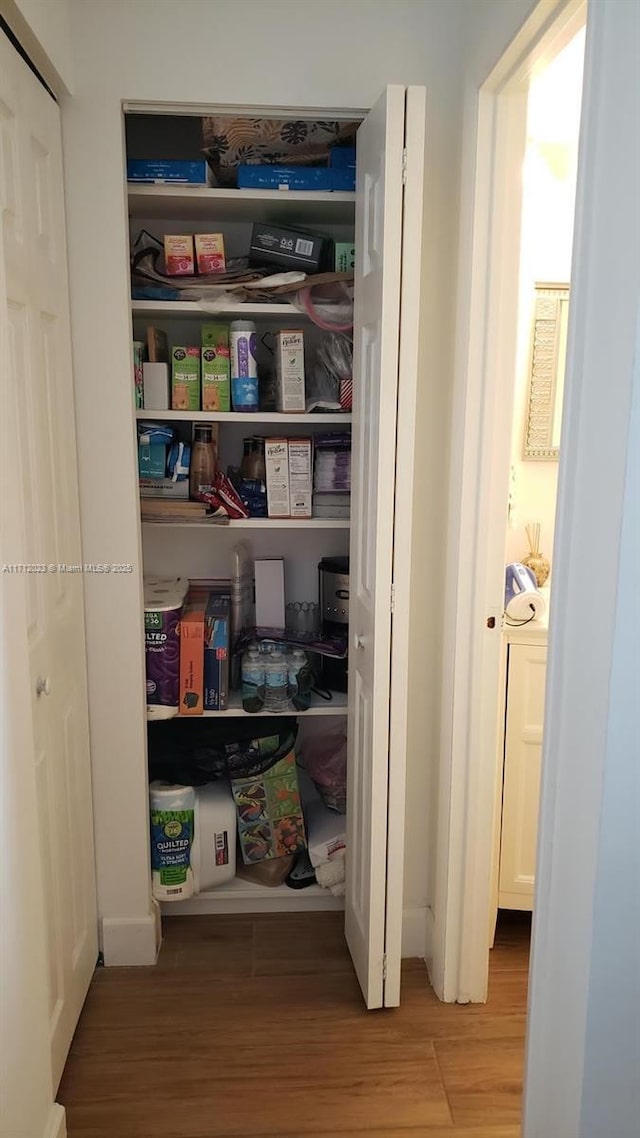 view of pantry