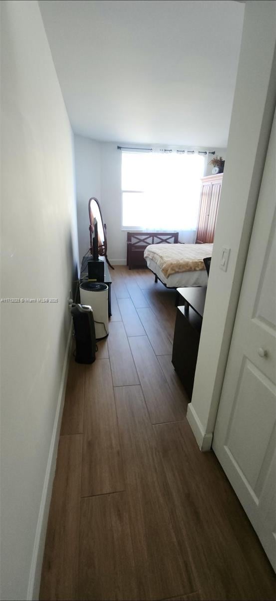 1980 S Ocean Dr Unit 9M, Hallandale Beach, FL 33009 - corridor featuring wood finished floors