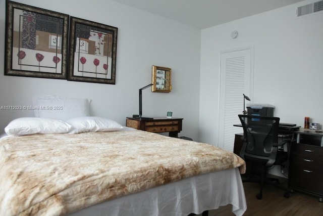 1980 S Ocean Dr Unit 9M, Hallandale Beach, FL 33009 - bedroom featuring visible vents and wood finished floors