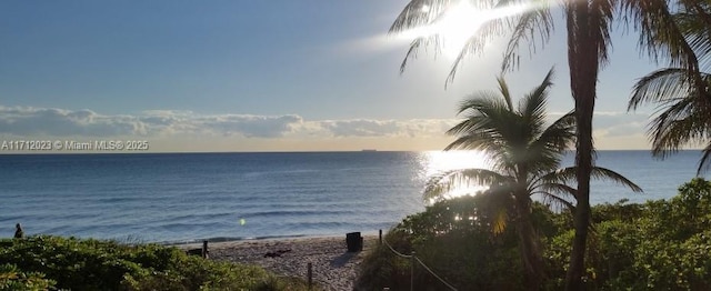 1980 S Ocean Dr Unit 9M, Hallandale Beach, FL 33009 - view of water feature featuring a view of the beach
