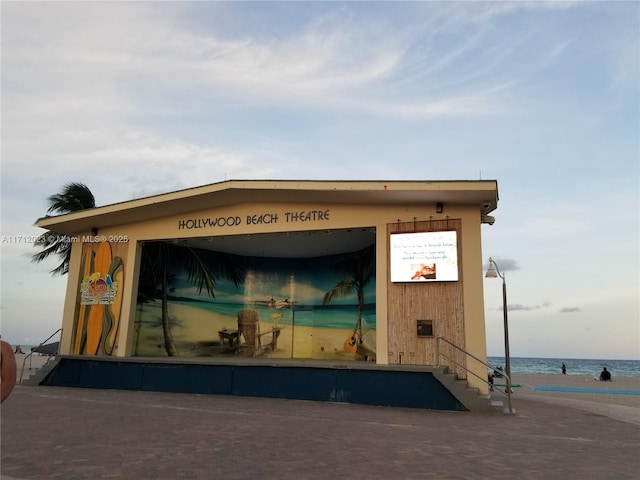 1980 S Ocean Dr Unit 9M, Hallandale Beach, FL 33009 - exterior space featuring a view of the beach and a water view