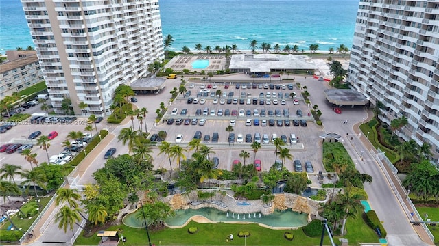 1980 S Ocean Dr Unit 9M, Hallandale Beach, FL 33009 - birds eye view of property featuring a water view