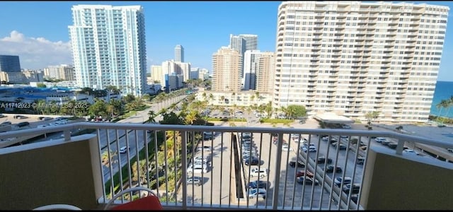 1980 S Ocean Dr Unit 9M, Hallandale Beach, FL 33009 - balcony featuring a view of city