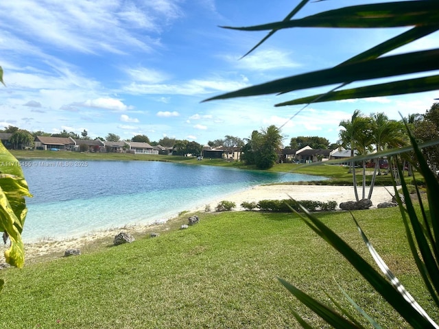 view of water feature