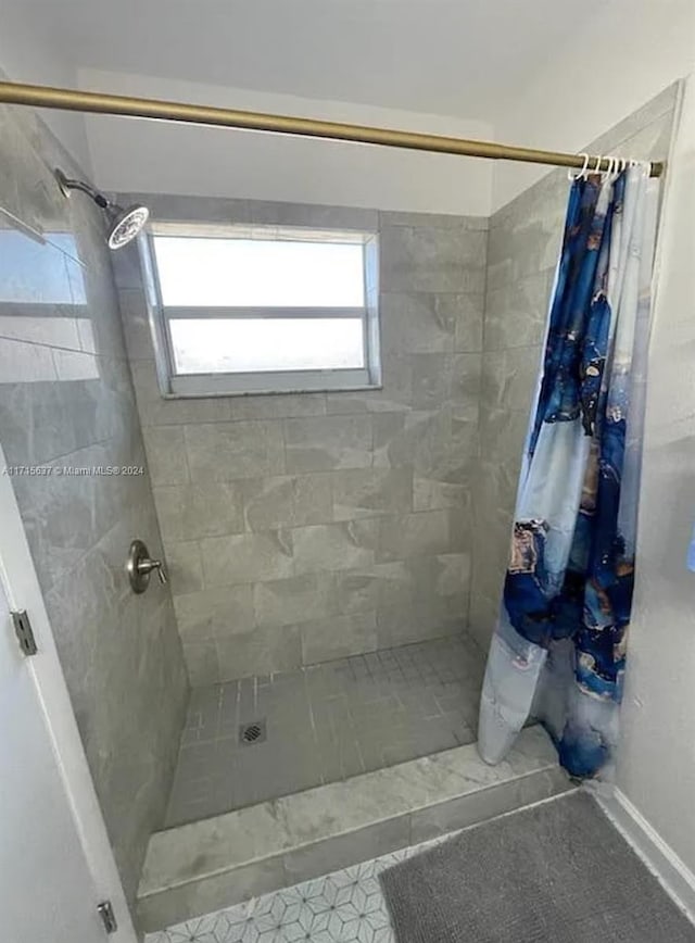 bathroom with walk in shower