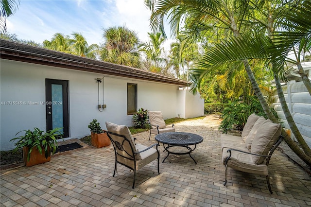 3111 N 52nd Ave, Hollywood, FL 33021 - view of patio with a fire pit
